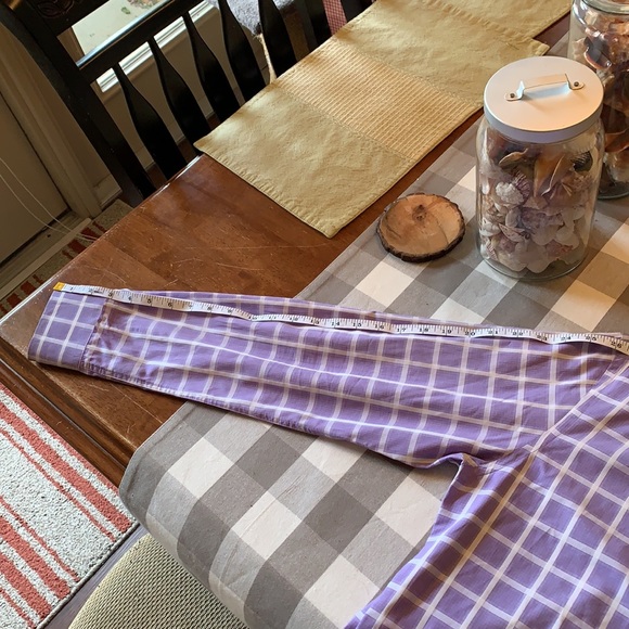 Designer Bugatchi Uomo Shaped Fit Flip Cuff Purple - Picture 10 of 14